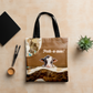 Cow All Over Tote Bag | Charming Highland Cow Design