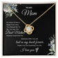 To My Mom Thank You For Everything You Do -Love Knot Necklace