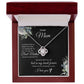 To My Mom Thank You For Everything You Do -Love Knot Necklace