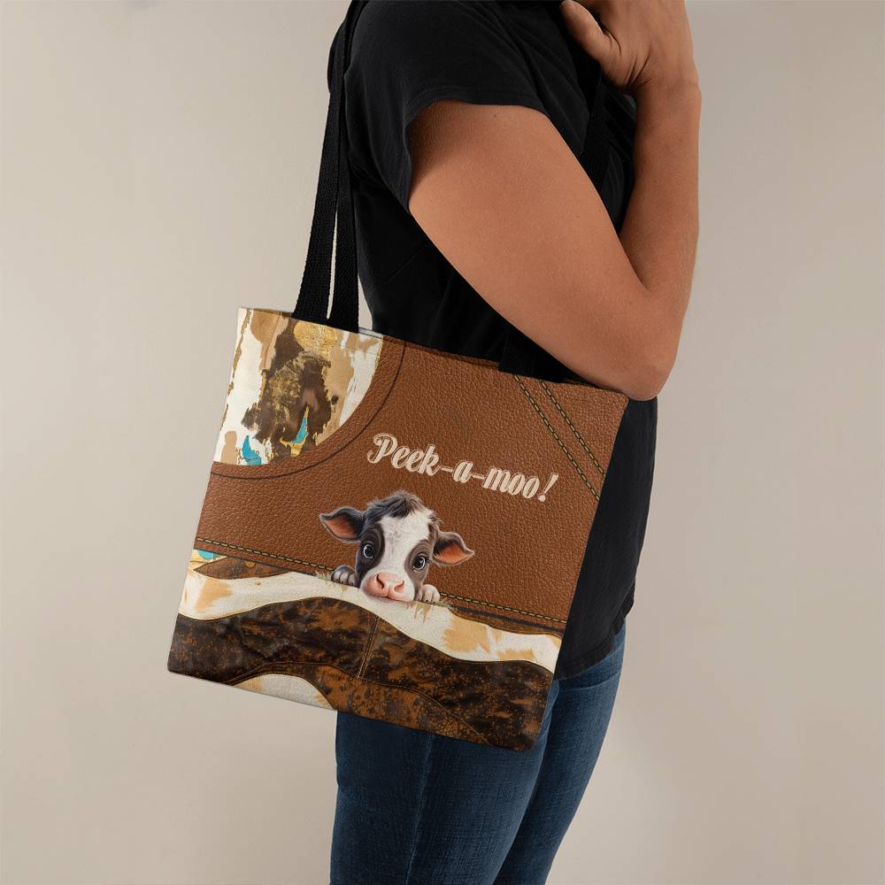 Cow All Over Tote Bag | Charming Highland Cow Design