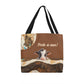 Cow All Over Tote Bag | Charming Highland Cow Design