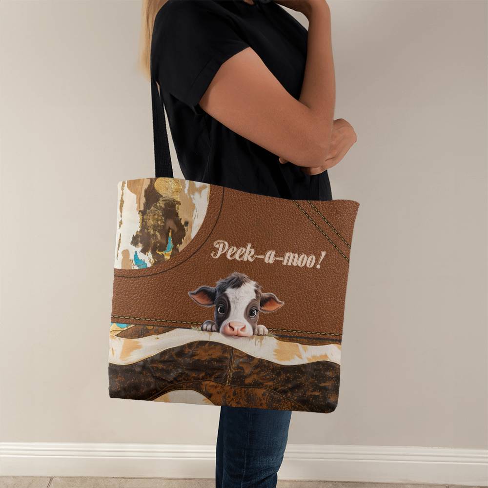 Cow All Over Tote Bag | Charming Highland Cow Design