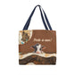 Cow All Over Tote Bag | Charming Highland Cow Design